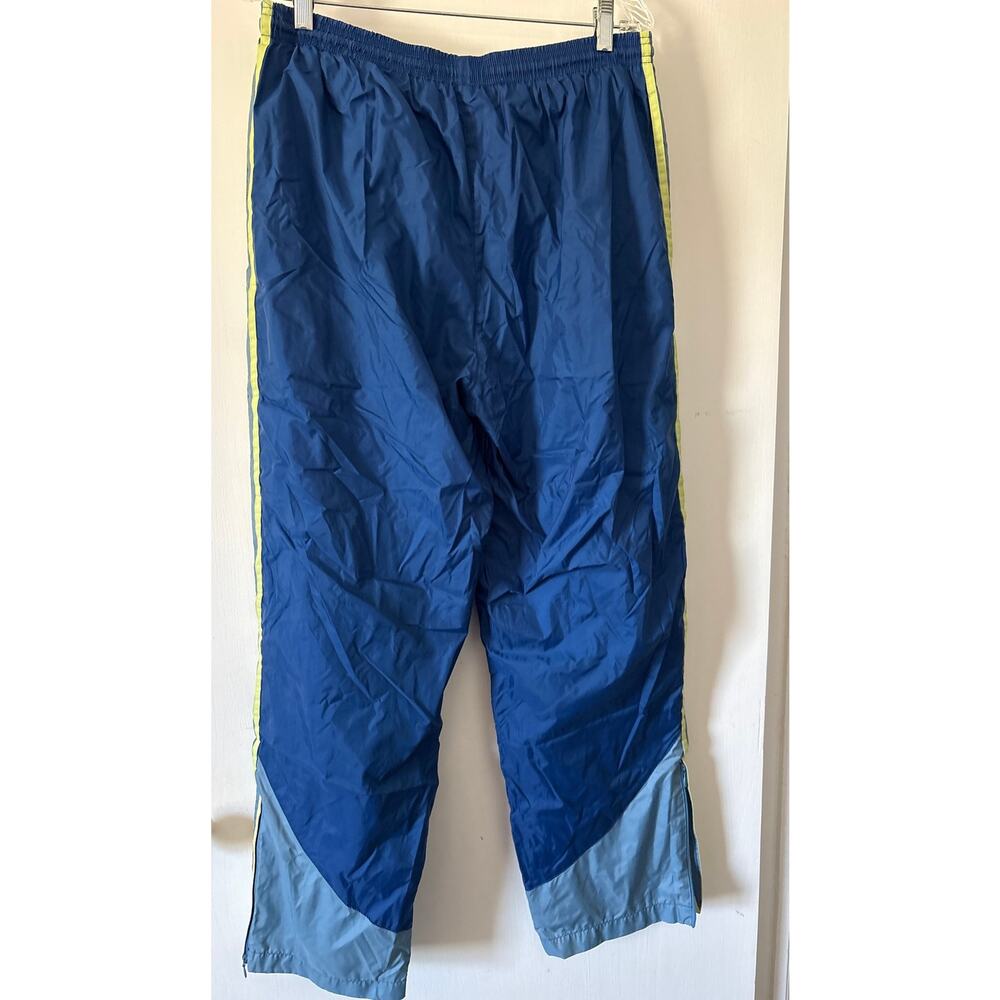Vintage 90s Adidas Lined Windbreaker Pants Size XL Zip Ankles - Picture 5 of 7